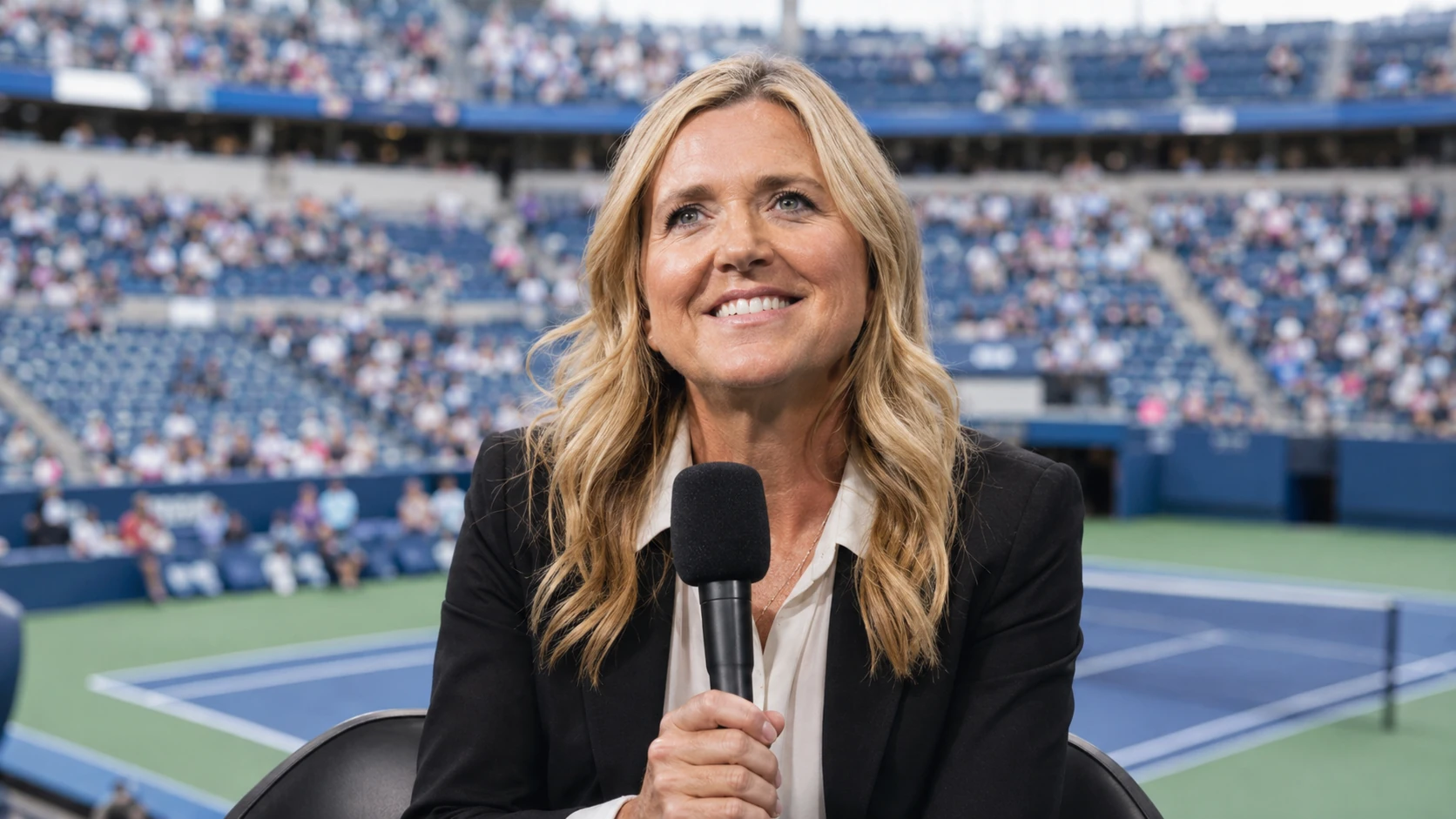 Becoming a Tennis Broadcaster - gigi salmon