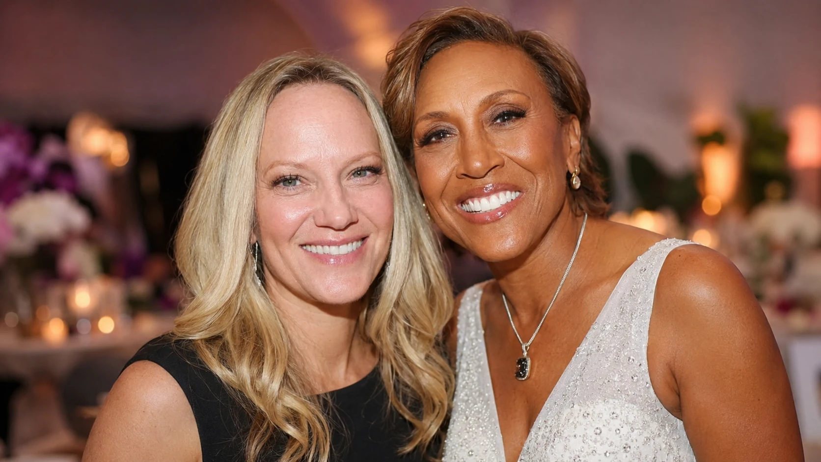 Relationship With Robin Roberts - amber laign age