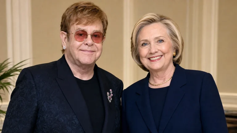 Elton John and Hillary Clinton: Their Public Connection elton john and hillary clinton