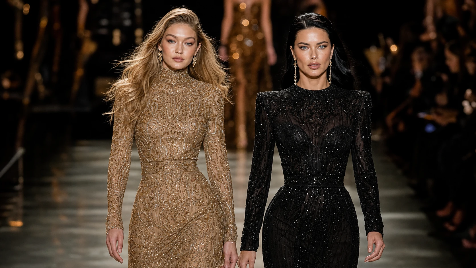 Their Shared Victoria’s Secret History - gigi hadid and adriana lima