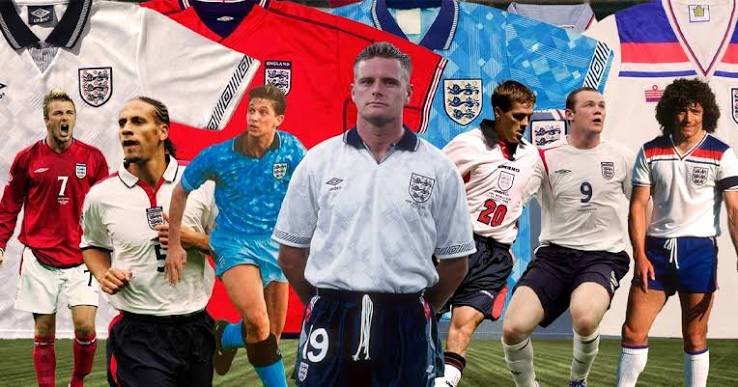 The Story Behind England’s Most Memorable National Football Kits