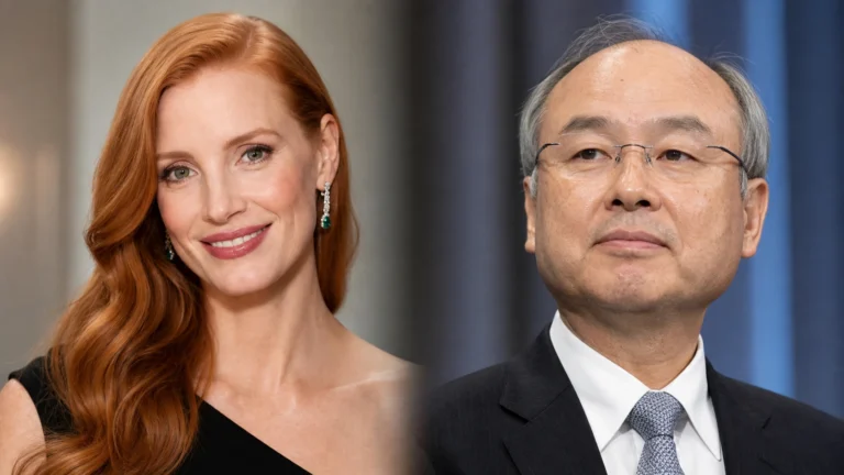 jessica chastain and masayoshi son