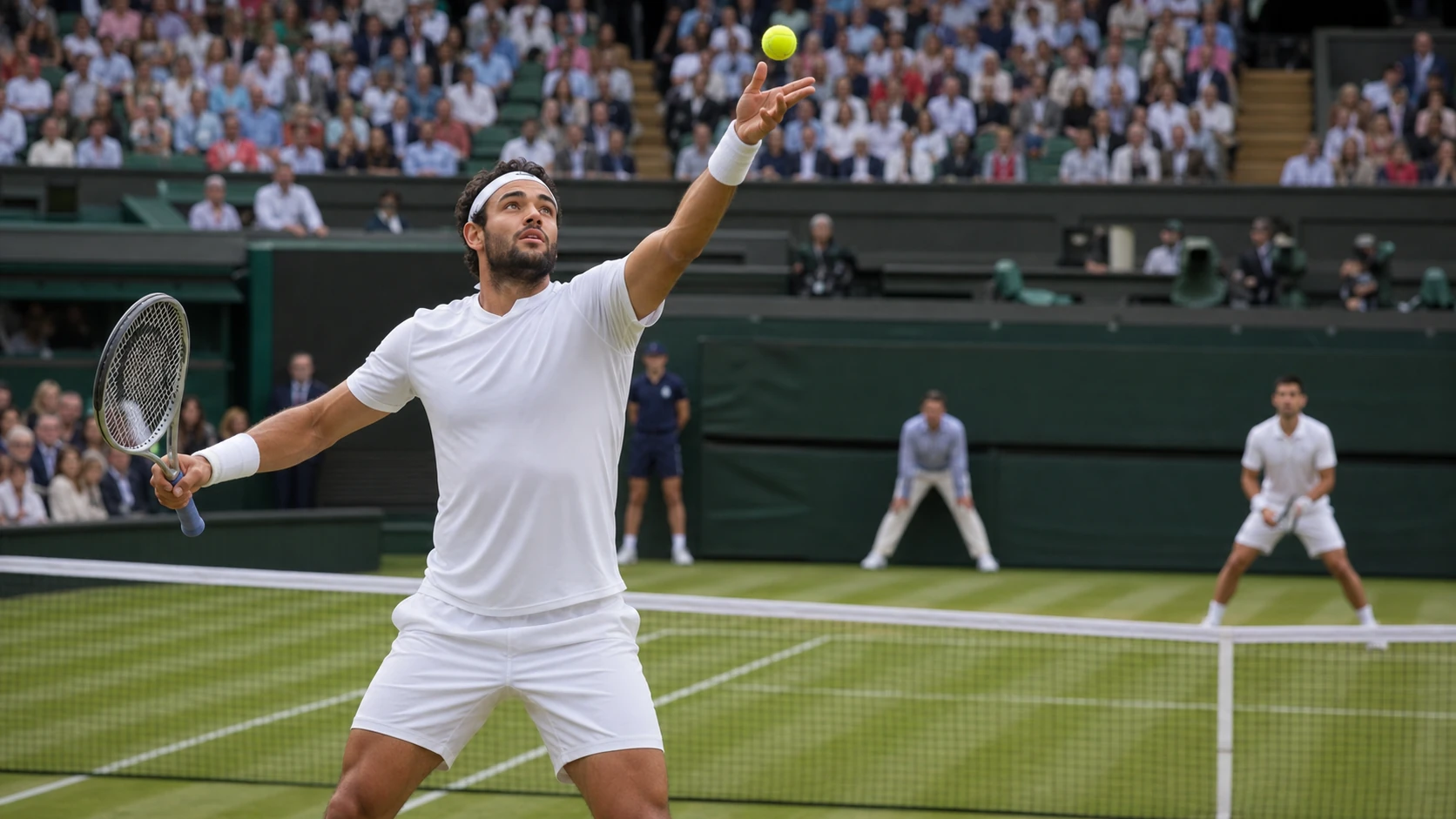 Wimbledon Final and International Recognition - Matteo Berrettini Wife