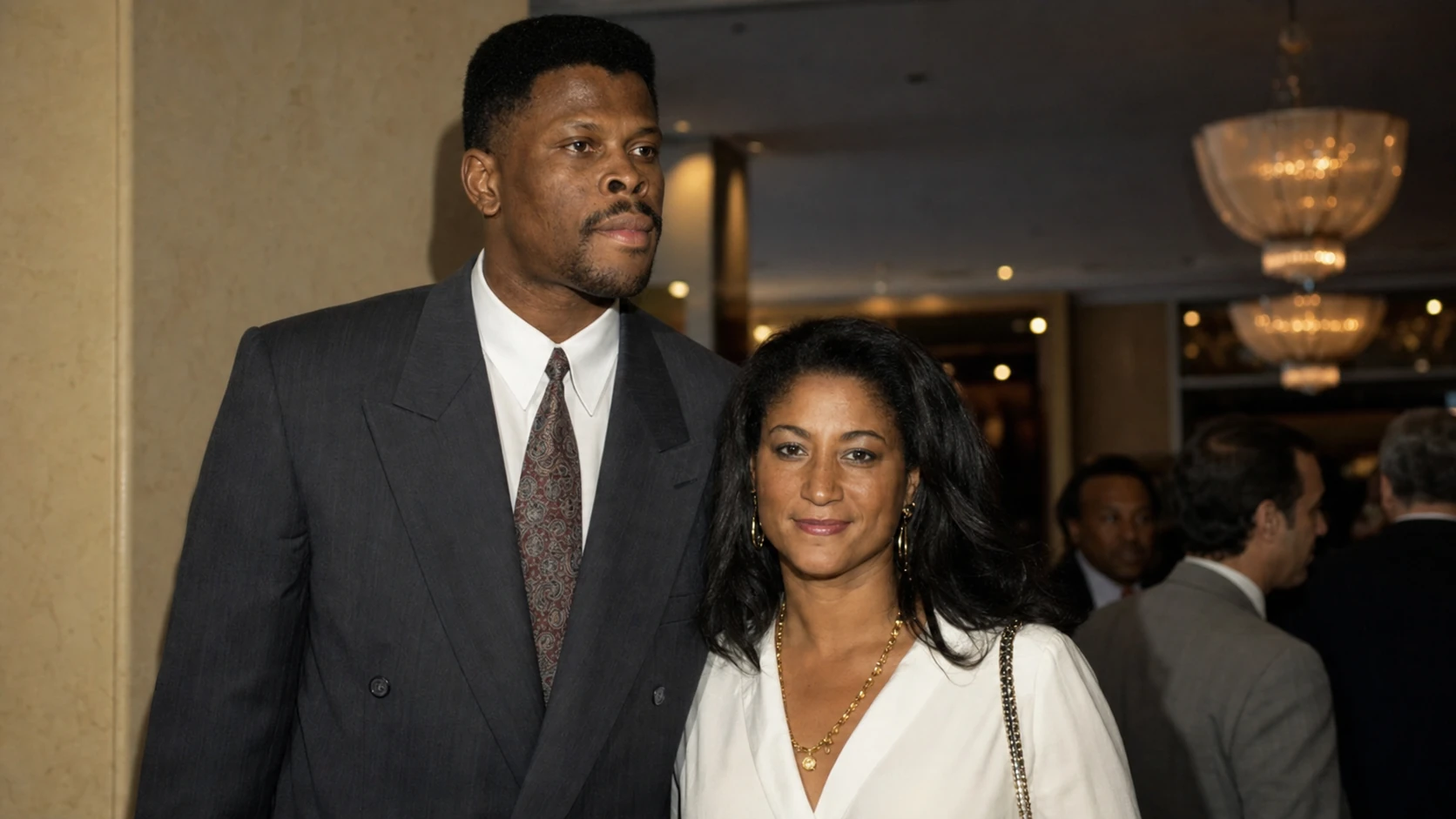 Meeting Patrick Ewing - rita williams-ewing