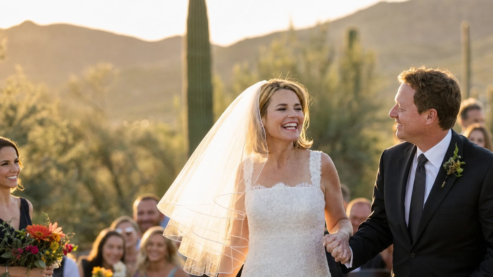Marriage and Wedding in Arizona - savannah guthrie's husband michael feldman arrived in arizona as search continues