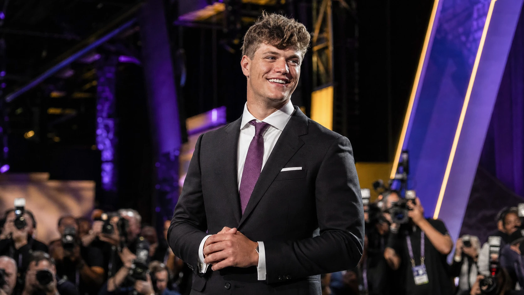 Minnesota drafted him 10th overall, but his rookie season disappeared - how old is jj mccarthy